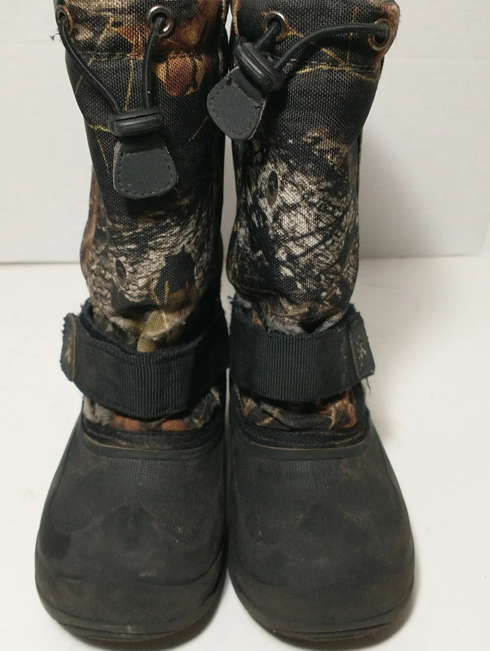 Kamik Winter Snow Boots, Size 1, Camouflage /Black, Removable Felt Liners